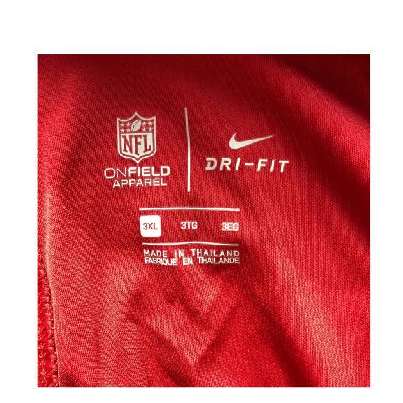 Nike Dri- Fit NFL Mens Arizona Cardina Short Size 3XL Red Logo Stretch Pull On - Picture 11 of 13